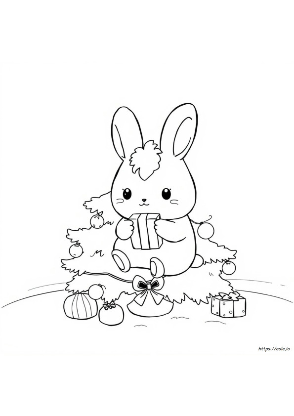 Cinnamoroll Christmas Colouring Pages