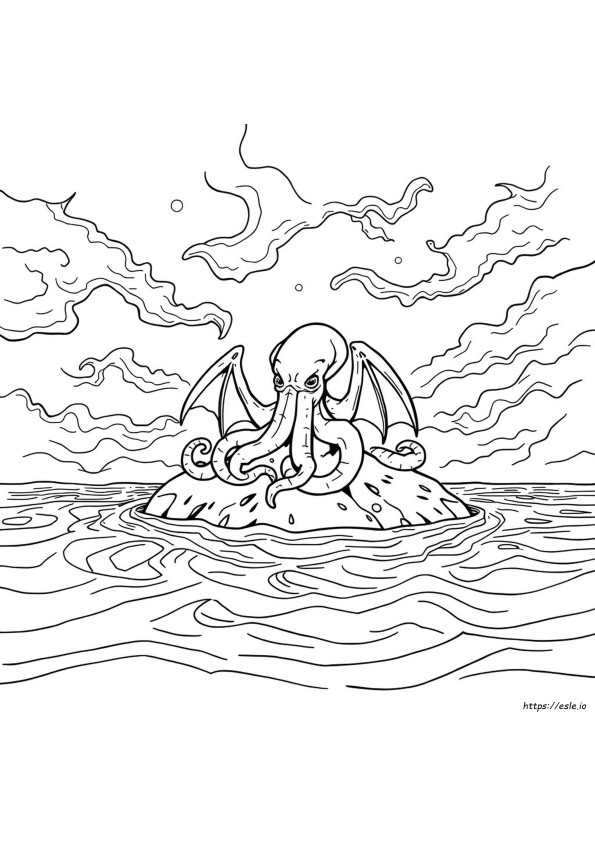 Kolorowanki Cthulhu