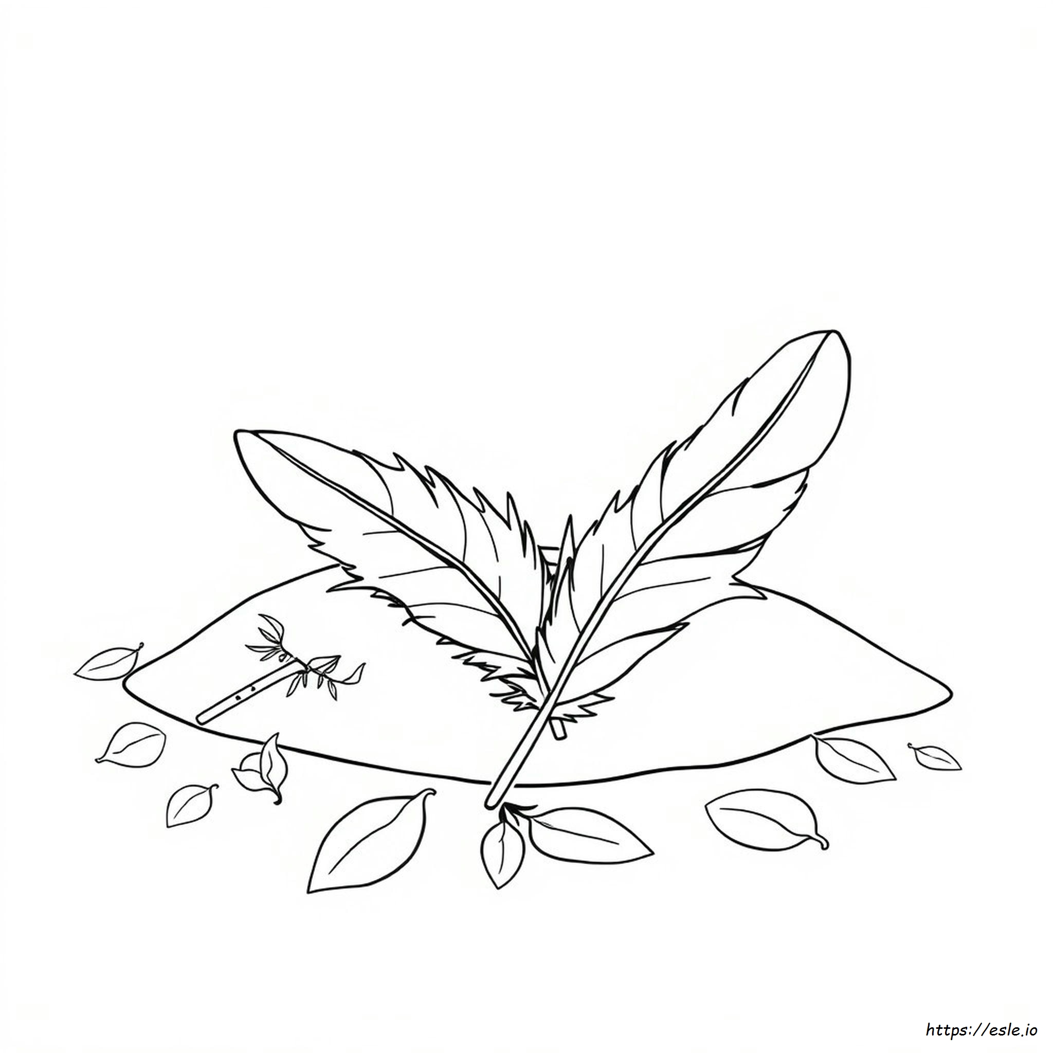 Coloring Pictures Of Feathers