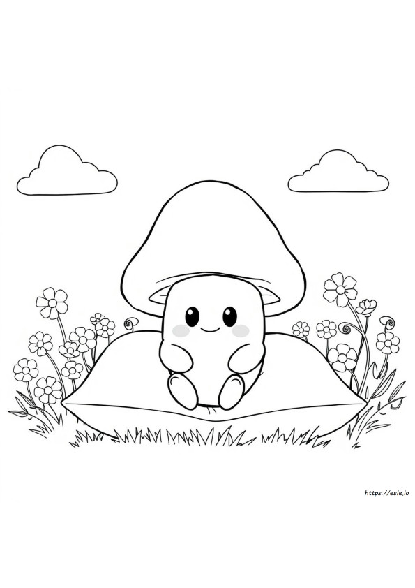 Squishmallow Funghetto Da Colorare
