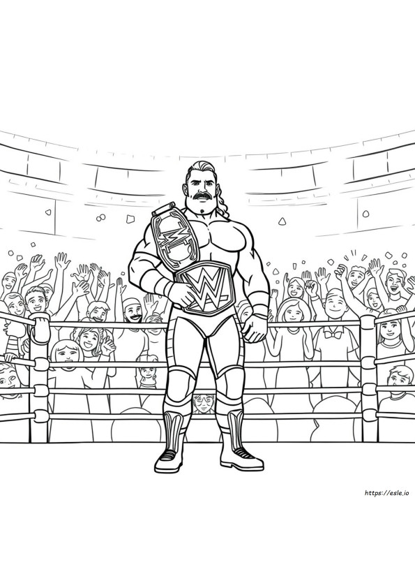 Wwe Immagini Da Colorare
