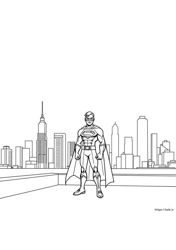 Free Printable Super Hero Coloring Pages