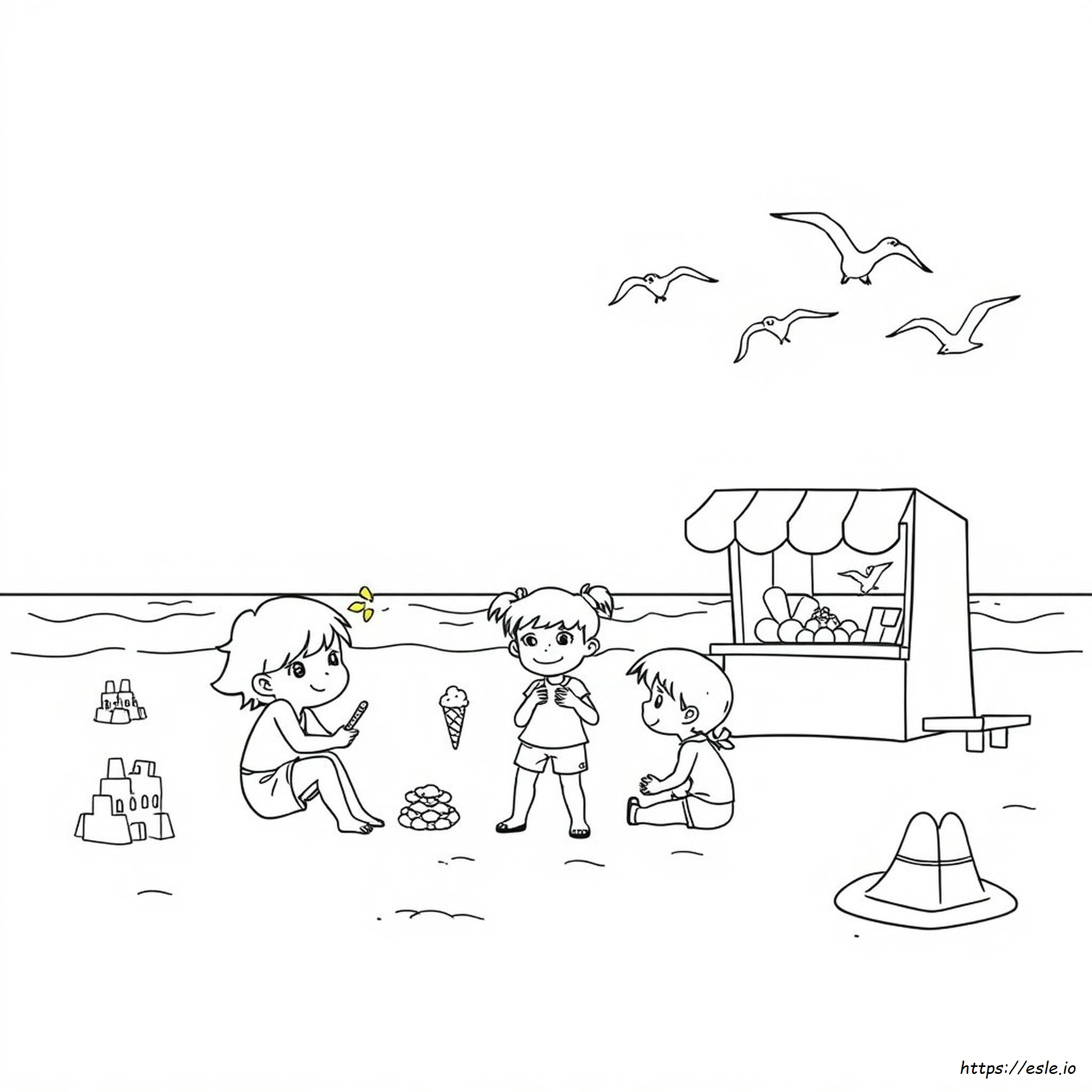 Coloring Pages For Summer Activities