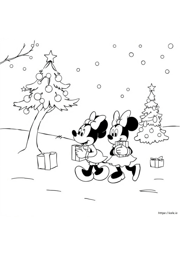 Kolorowanki Świąteczne Disneyab Kolorowanka