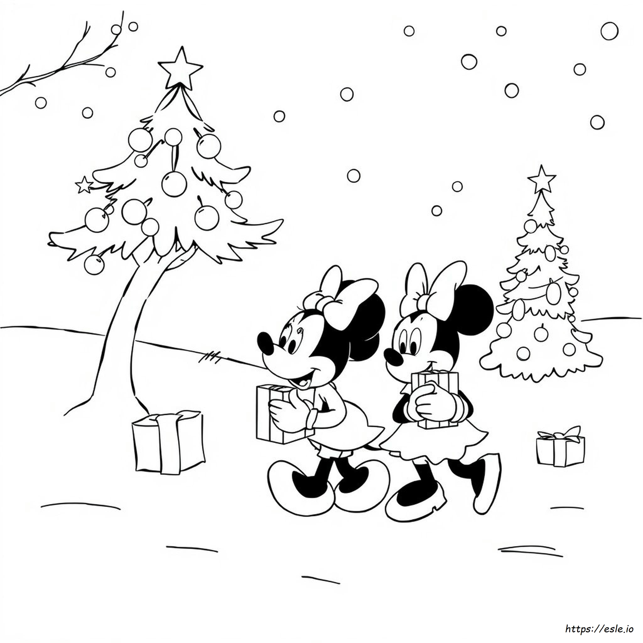 Dibujos De Navidad Disney Para Colorear