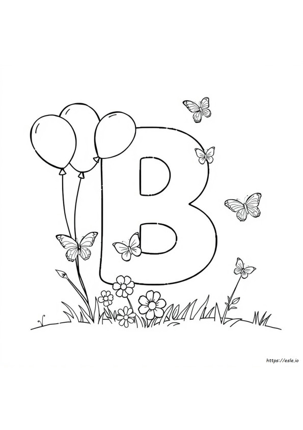 Coloriages Lettre B À Imprimer