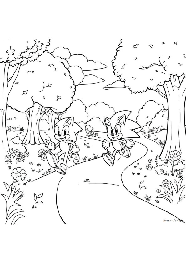 Sonic And Friends Coloring Pages Pdf