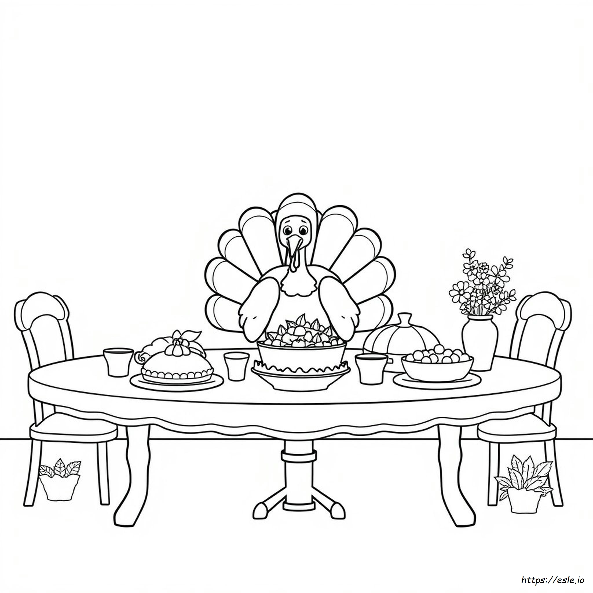 Gambar Mewarnai Hari Thanksgiving Crayola Yang Dapat Dicetak