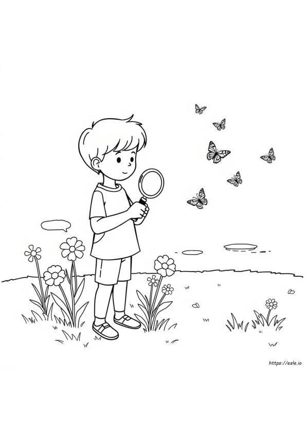 5 Senses Colouring Pages