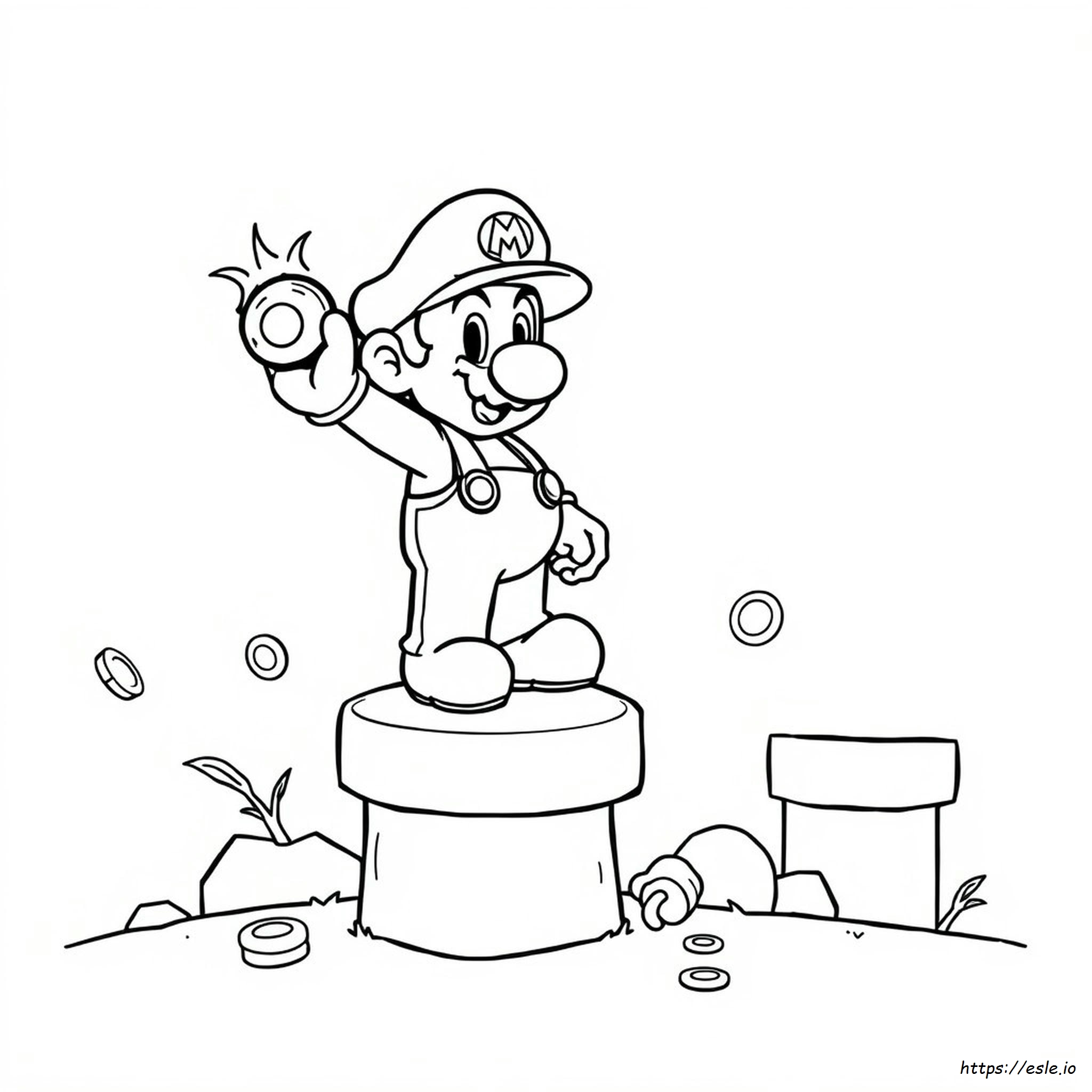 Coloriage Mario À Imprimer