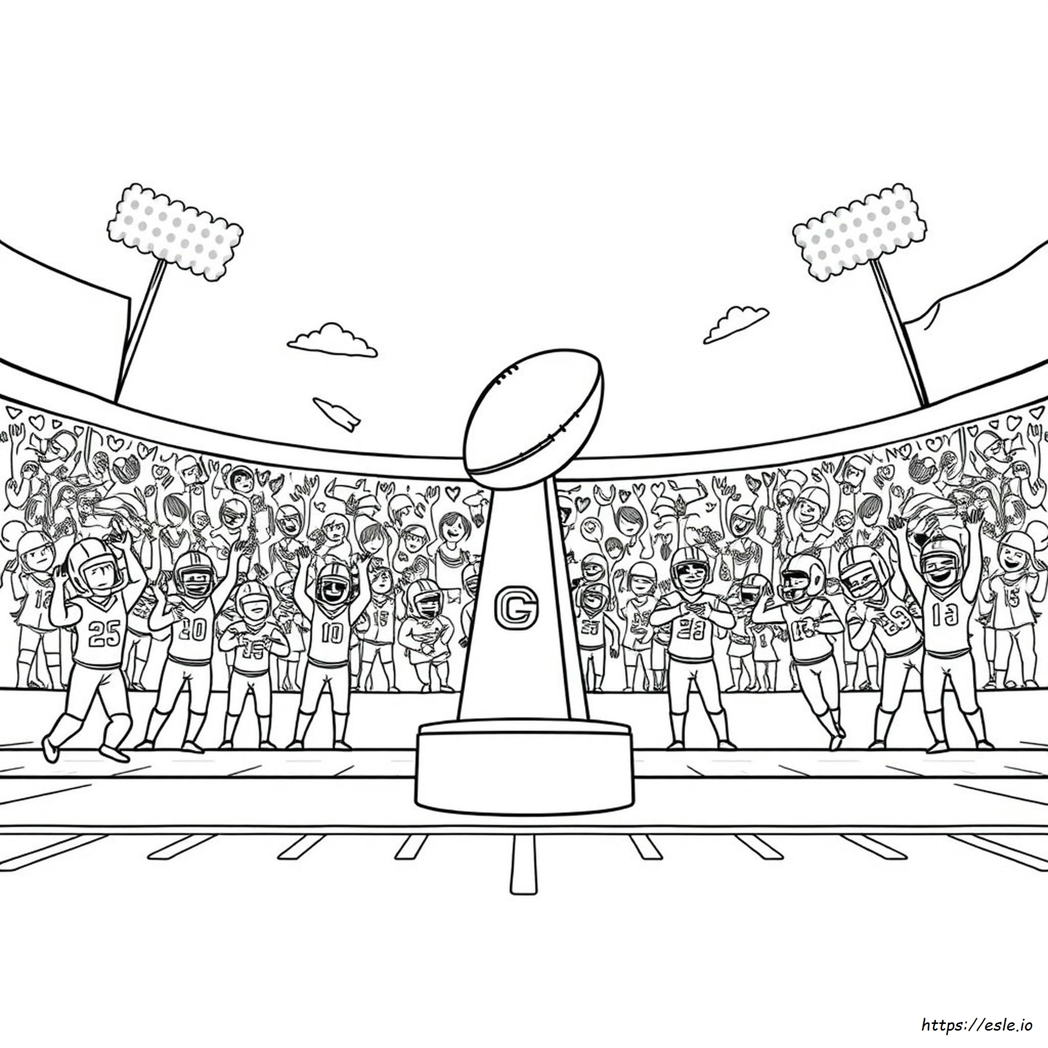 Darmowe Kolorowanki Super Bowl
