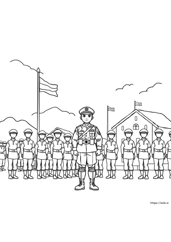 How To Color A Soldier