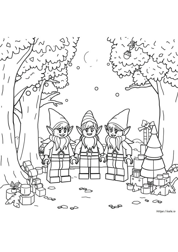 Lego Elves Coloring Pages Printable