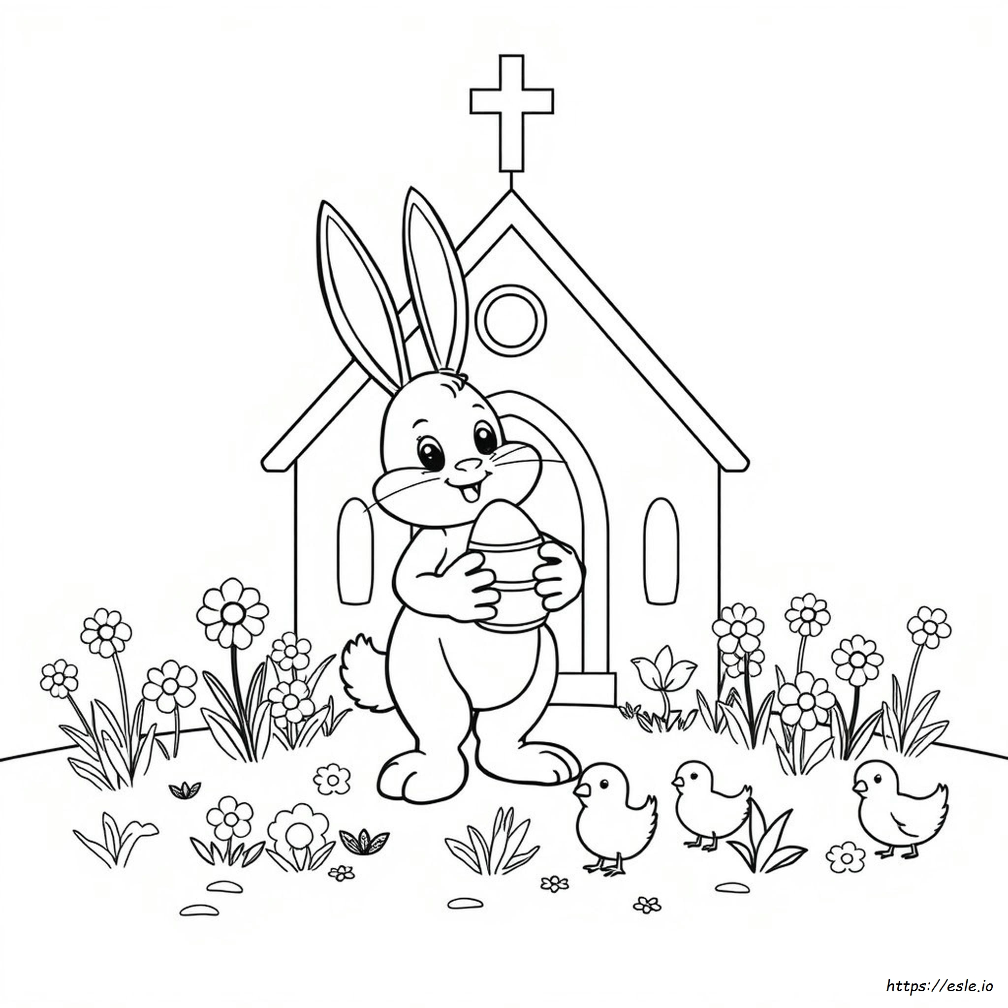 Preschool Easter Coloring Pages Christian