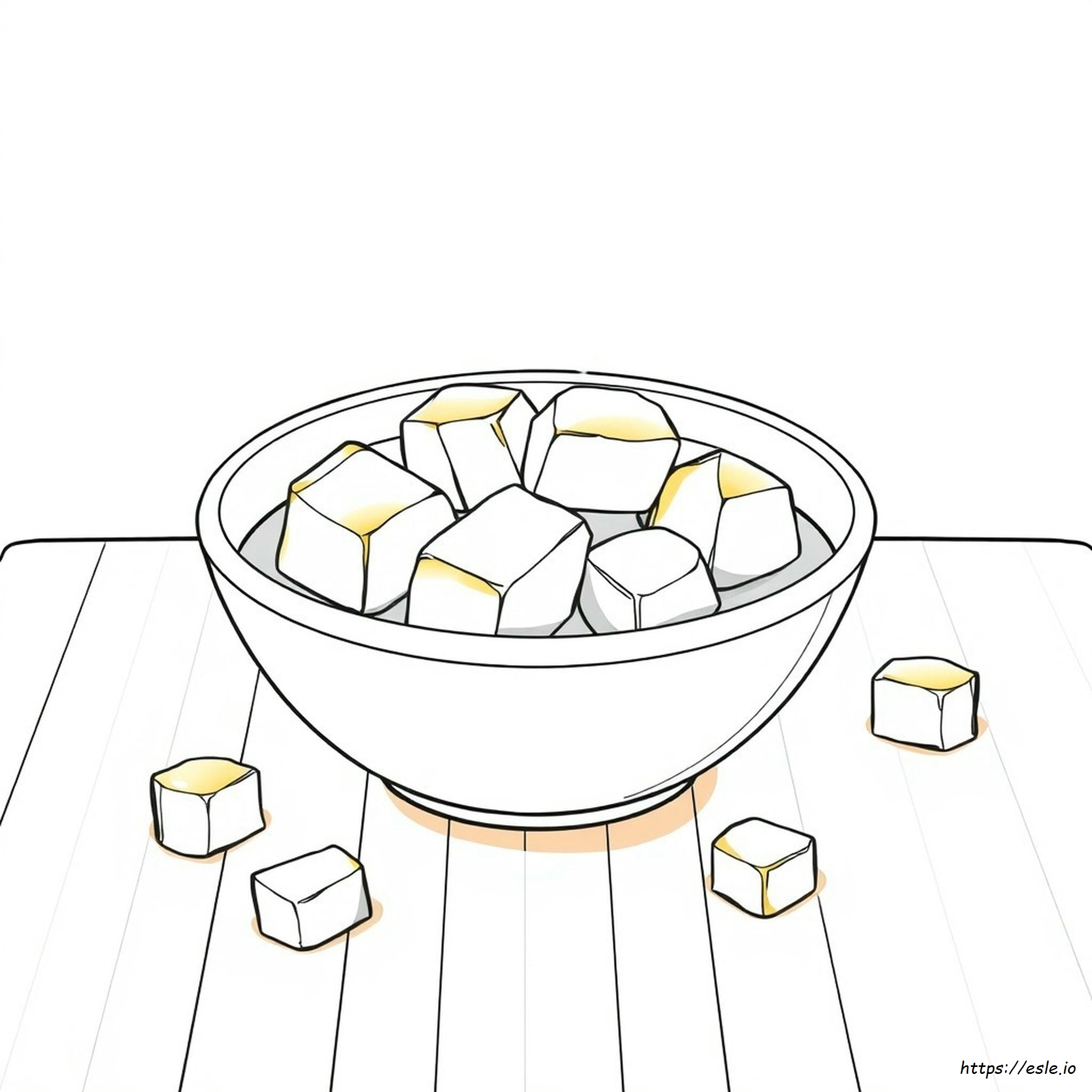 Gold Gel Food Coloring - Free Printable Coloring Page