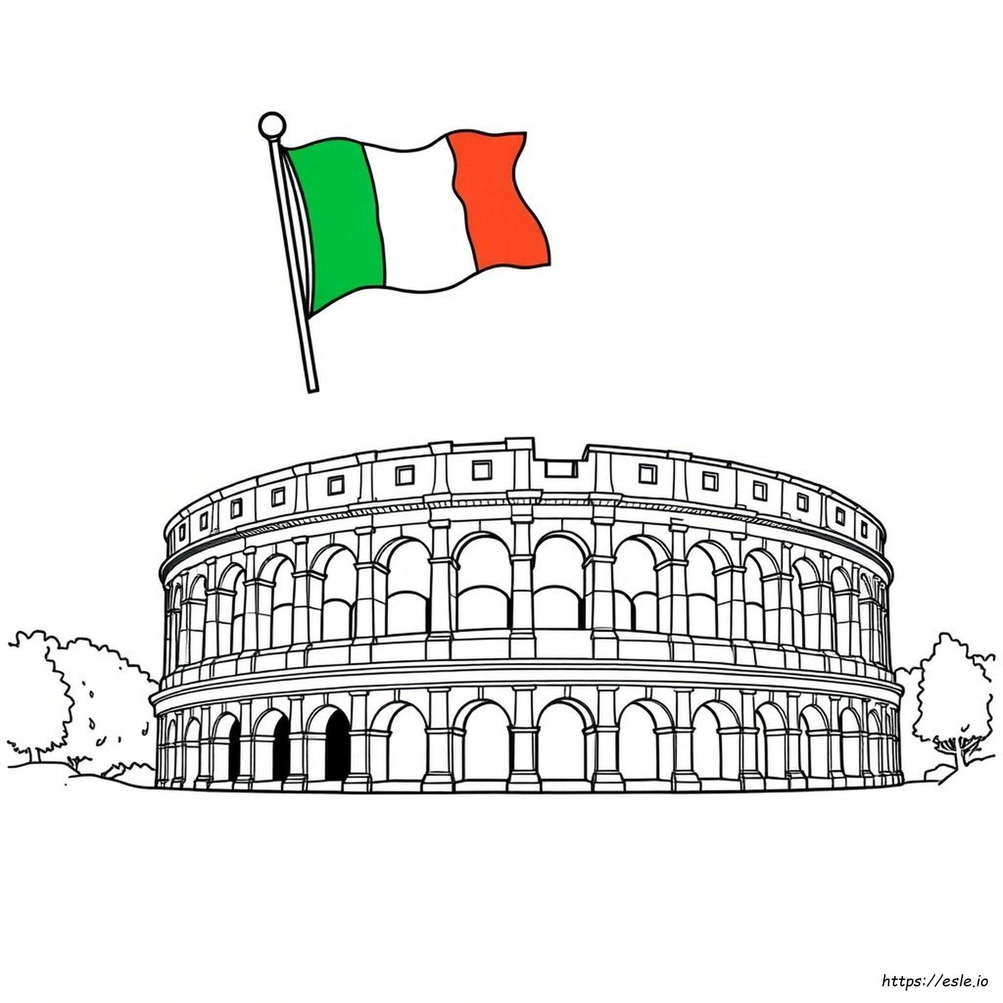 Coloring Page Of Italy