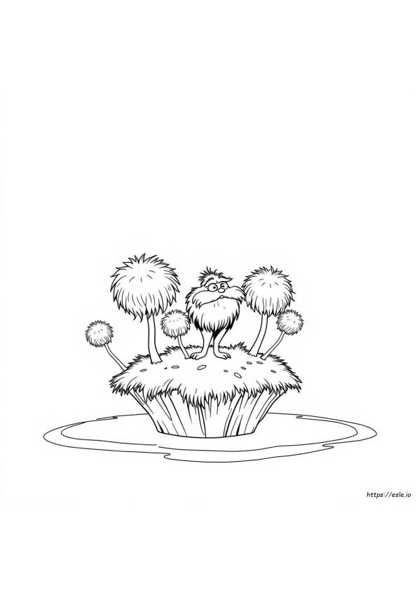 Kolorowanki Lorax Truffula