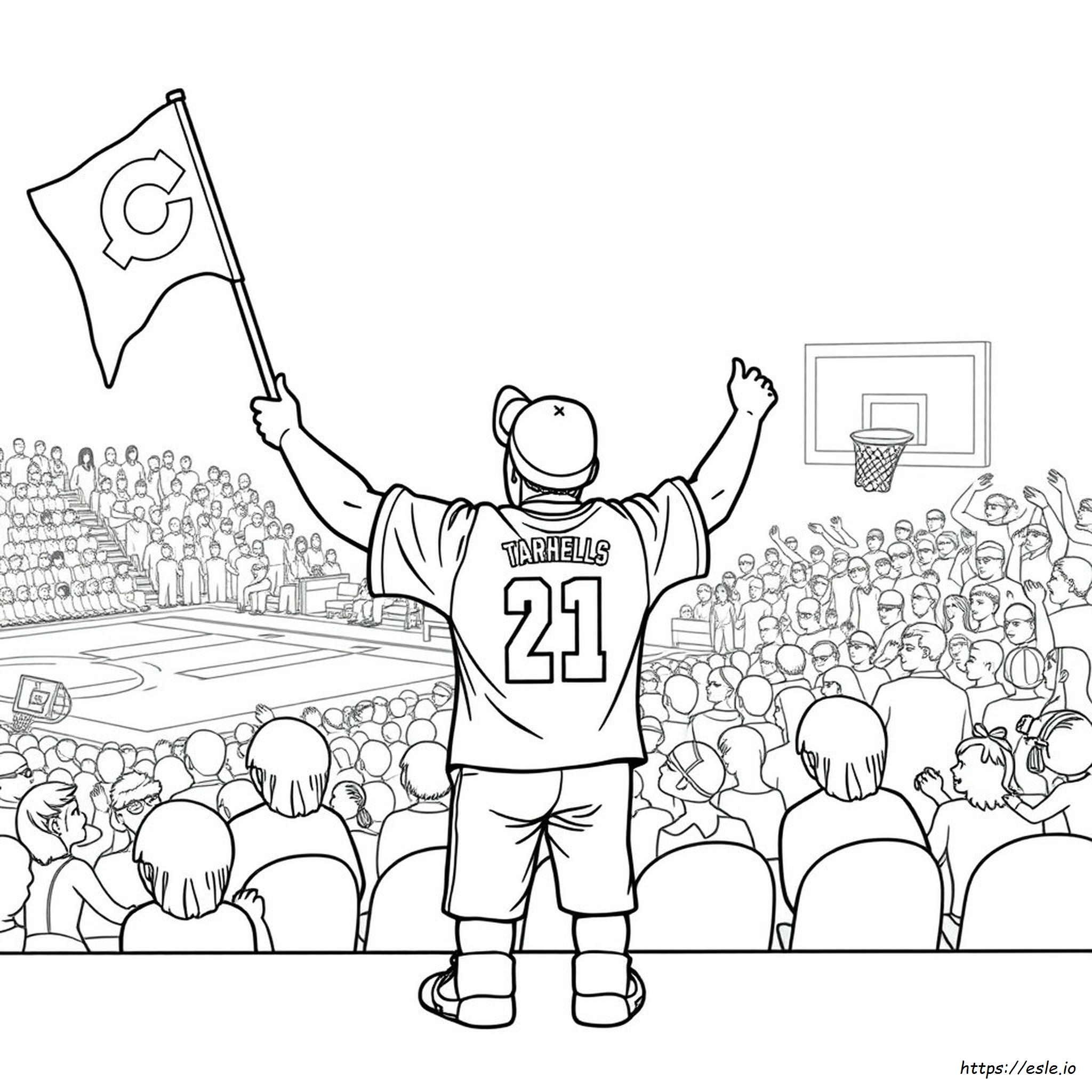 Carolina Tar Heels Gambar Mewarnai