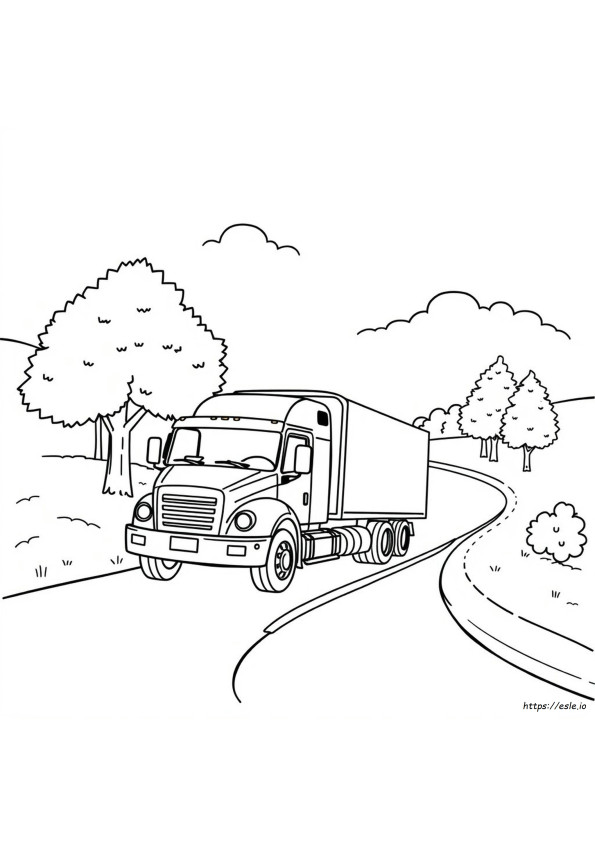 Camion De Colorat