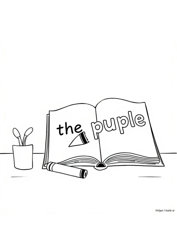 The Color Purple Vocabulary With Page Numbers