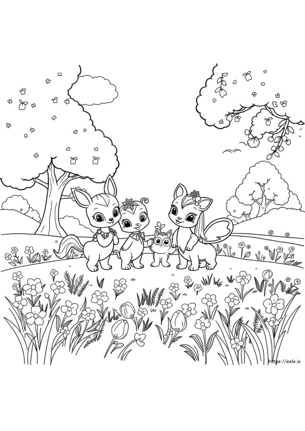 Printable Enchantimals Coloring Pages