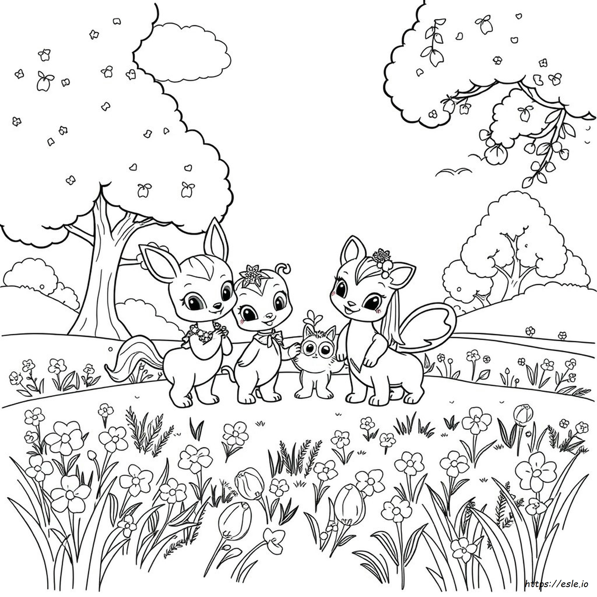 Dibujo Para Colorear De Enchantimals