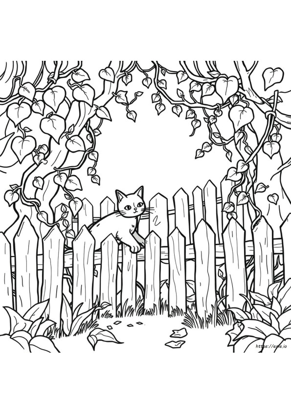 Cat Coloring Pages Hard