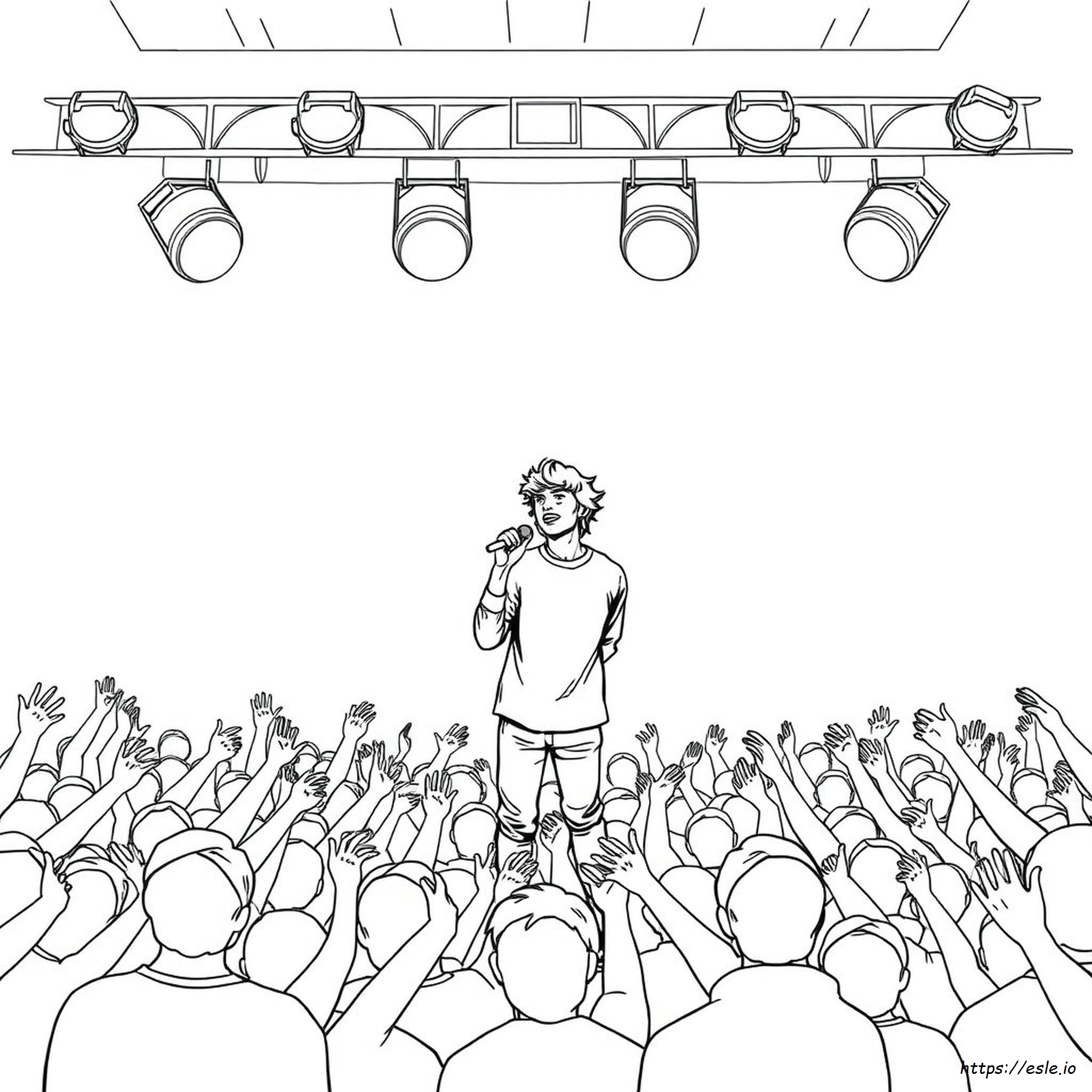 Printable Harry Styles Coloring Pages