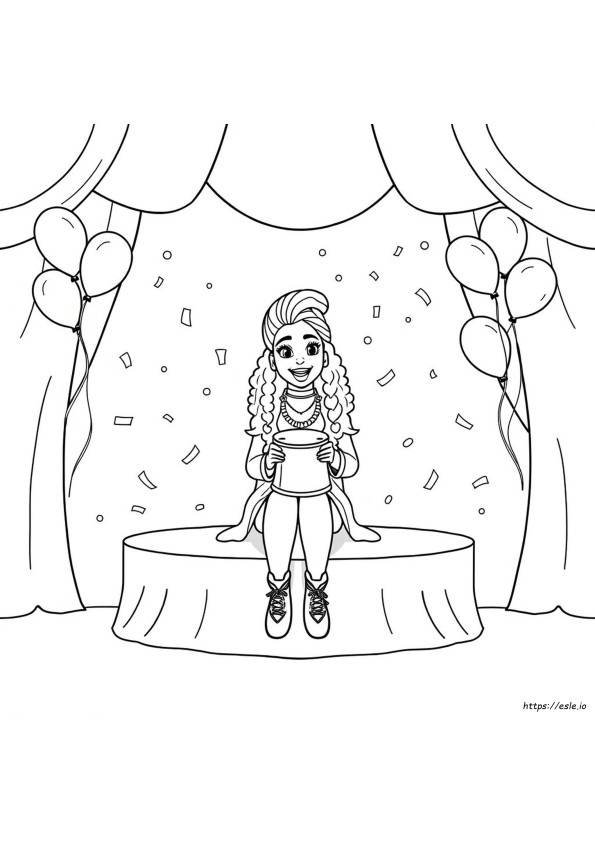 Raven Symone Coloring Pages