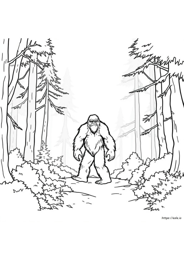 Big Foot Värityskuva
