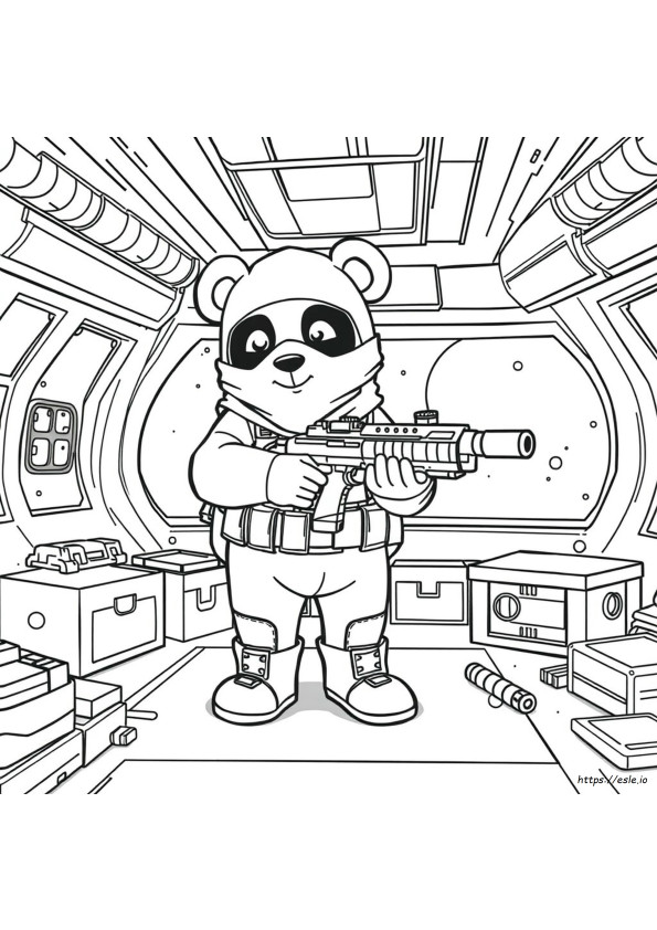 Kolorowanki Z Pandą Boba