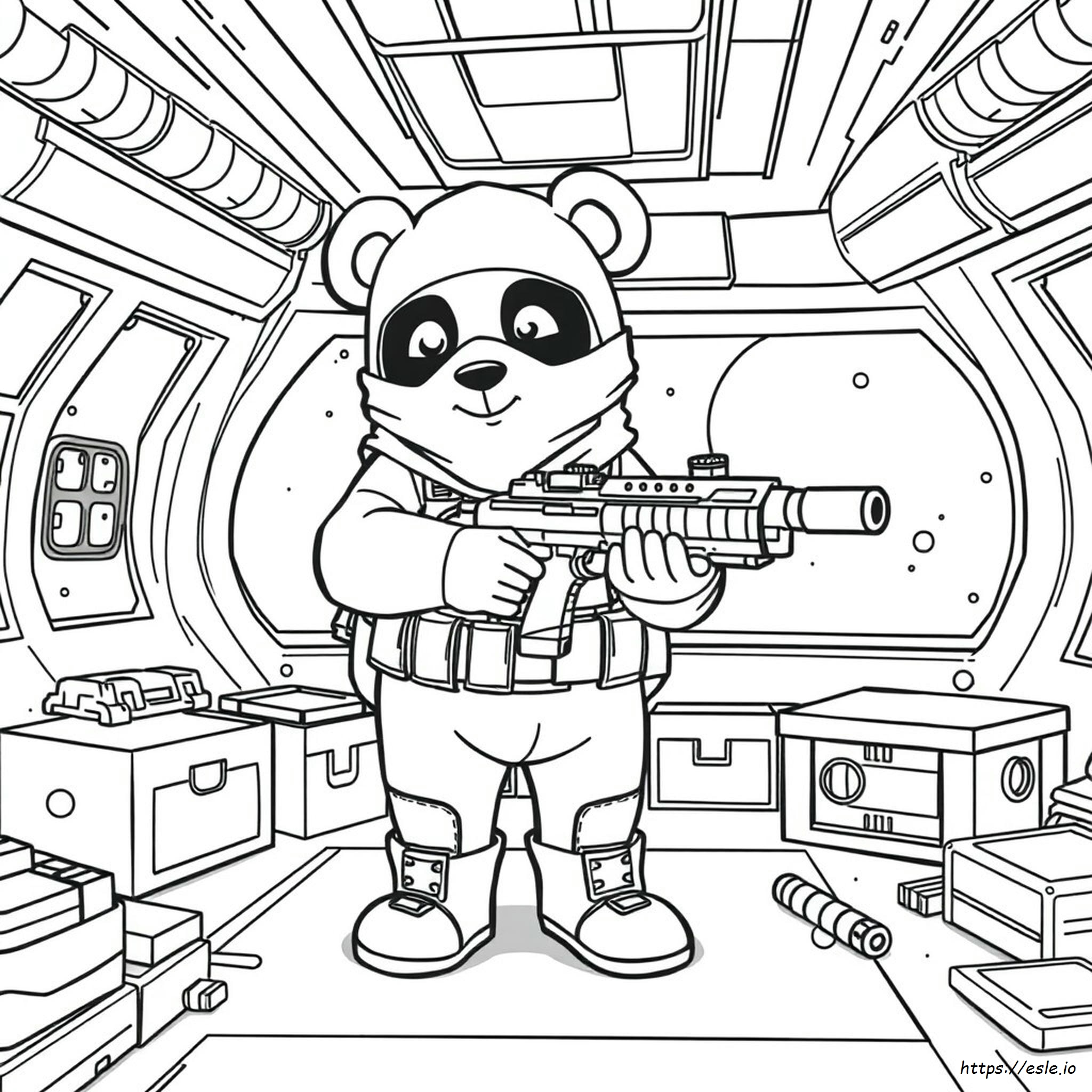 Panda Boba Coloring Pages