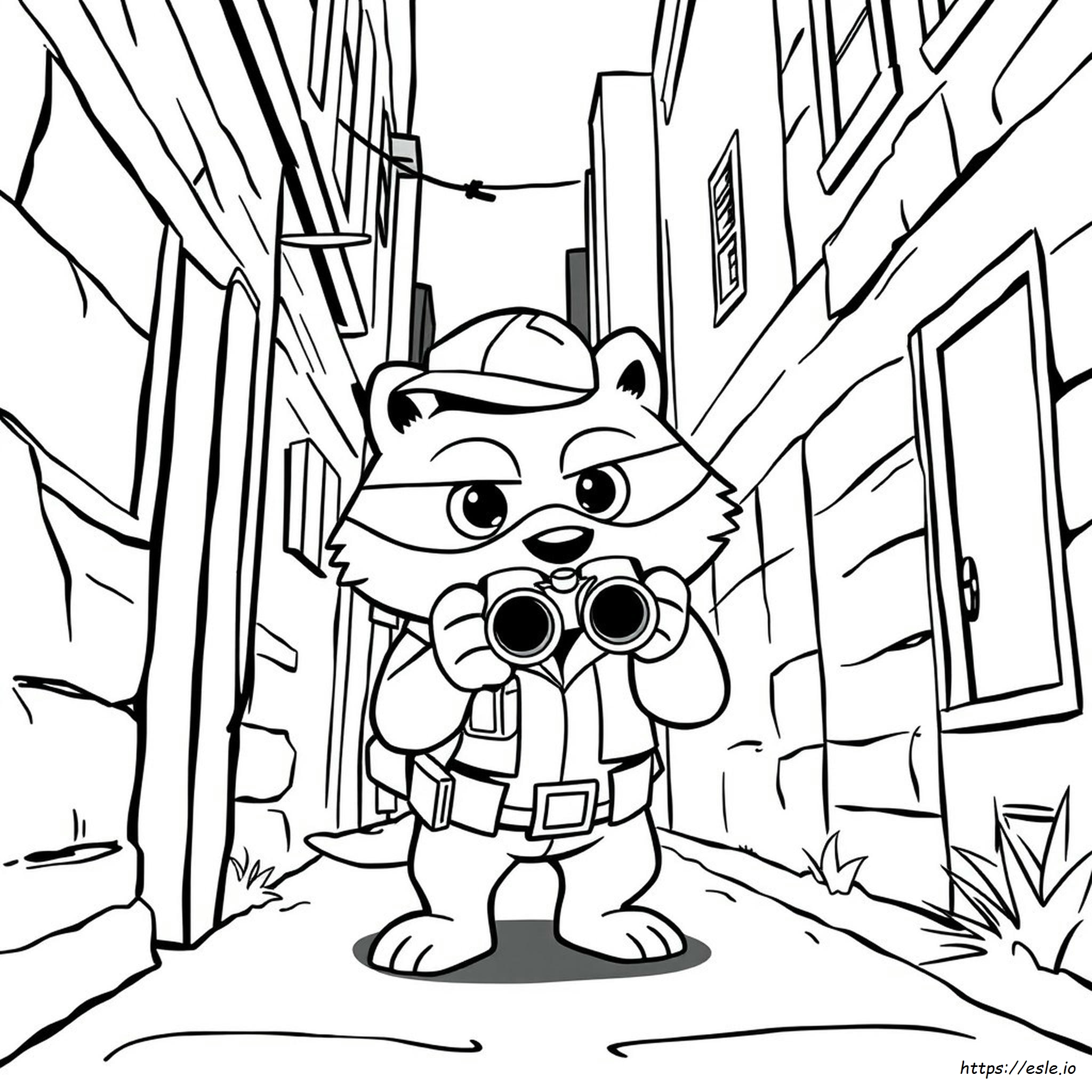 Special Agent Oso Coloring Pages