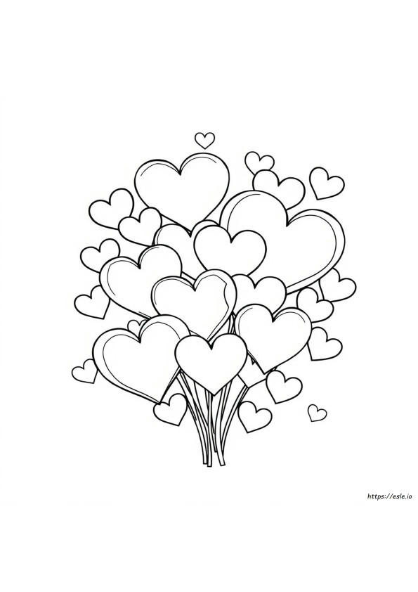 Heart Design Coloring Pages