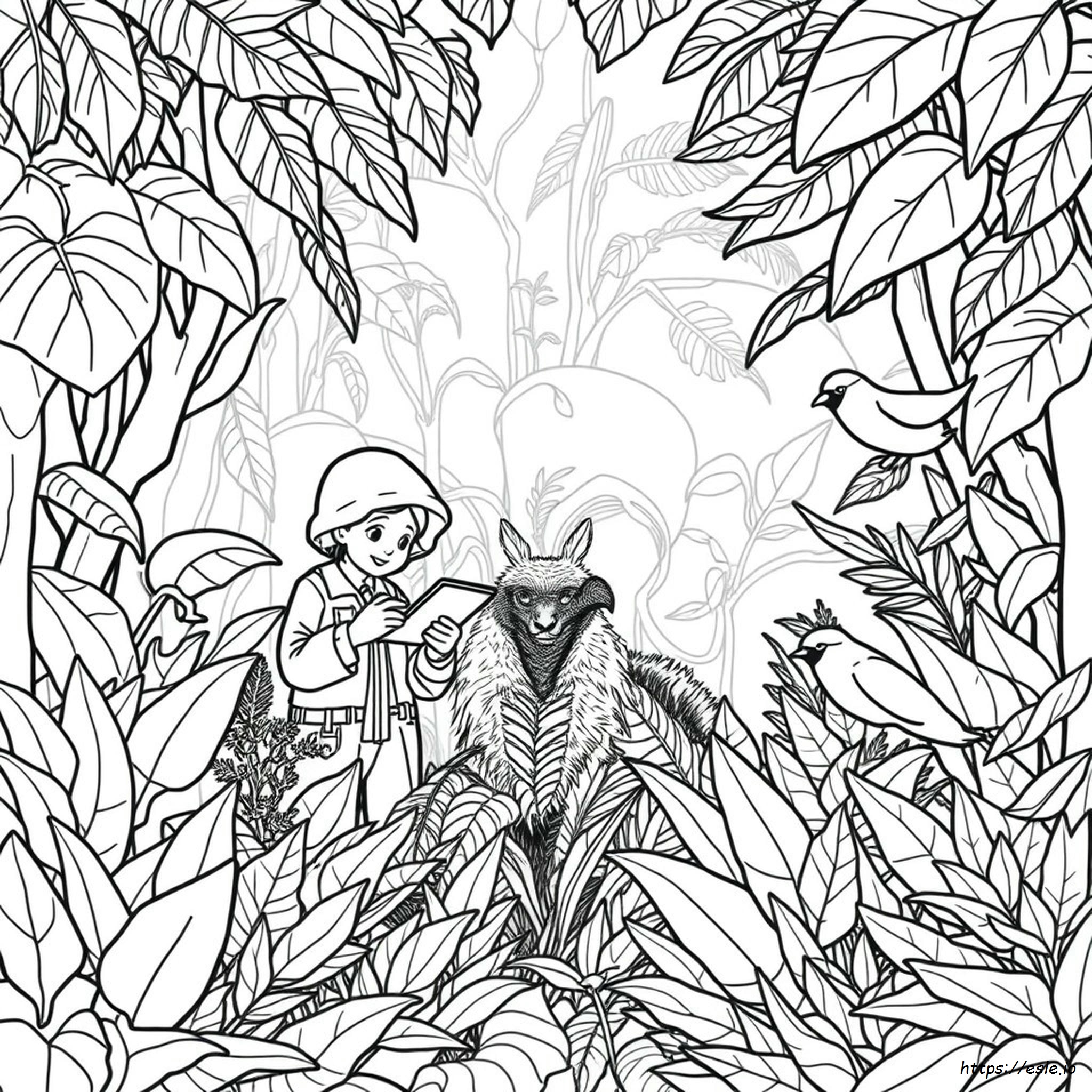 Ask A Biologist Coloring Page