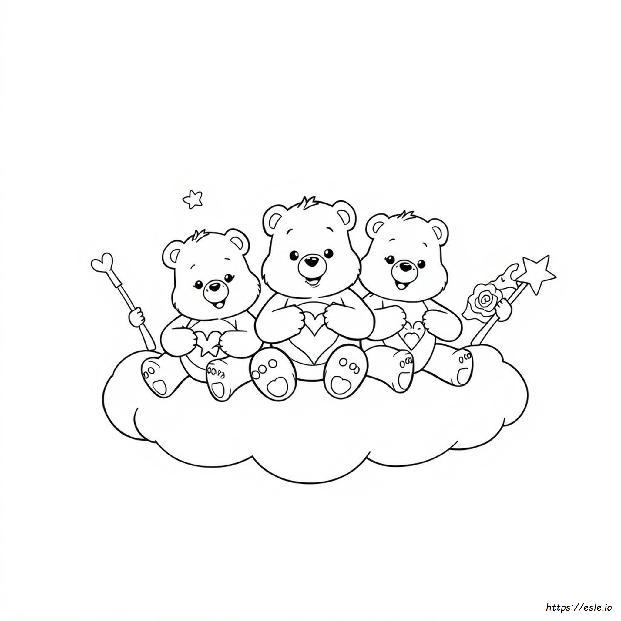 Coloring Pictures Of Care Bears