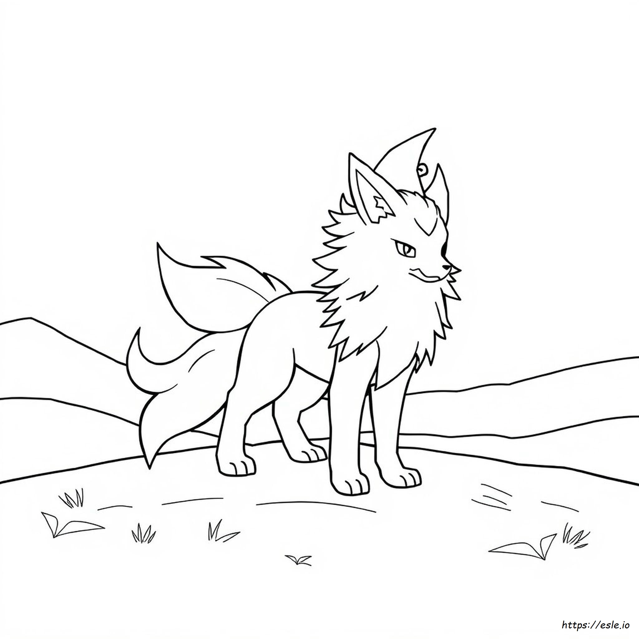 Pokemon Alolan Ninetales Coloring Pages