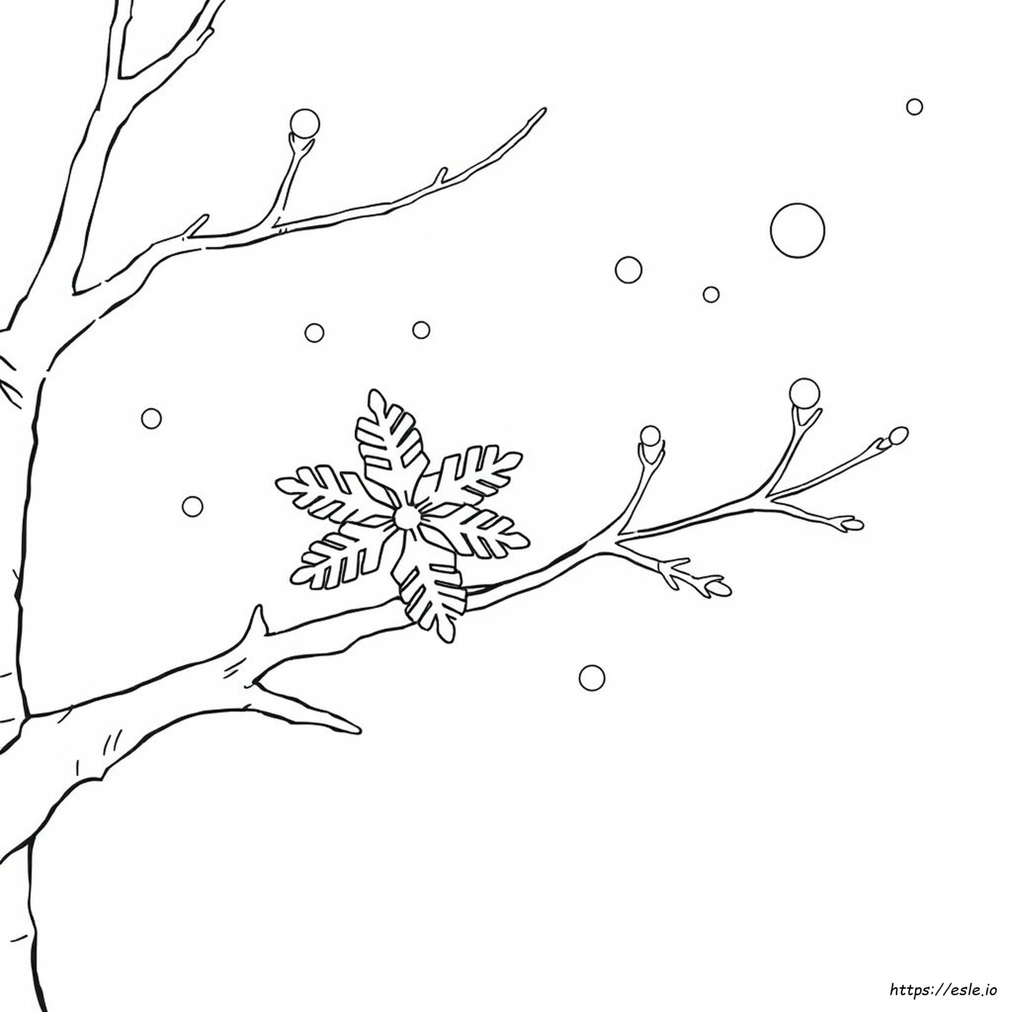 Coloring Pages For Snowflakes