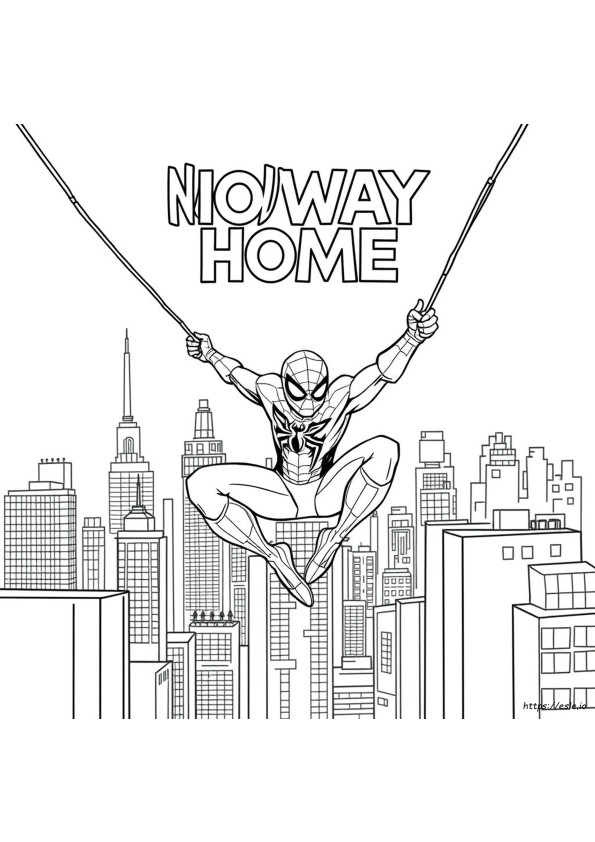 Spider Man No Way Home: Disegni Da Colorare Gratis