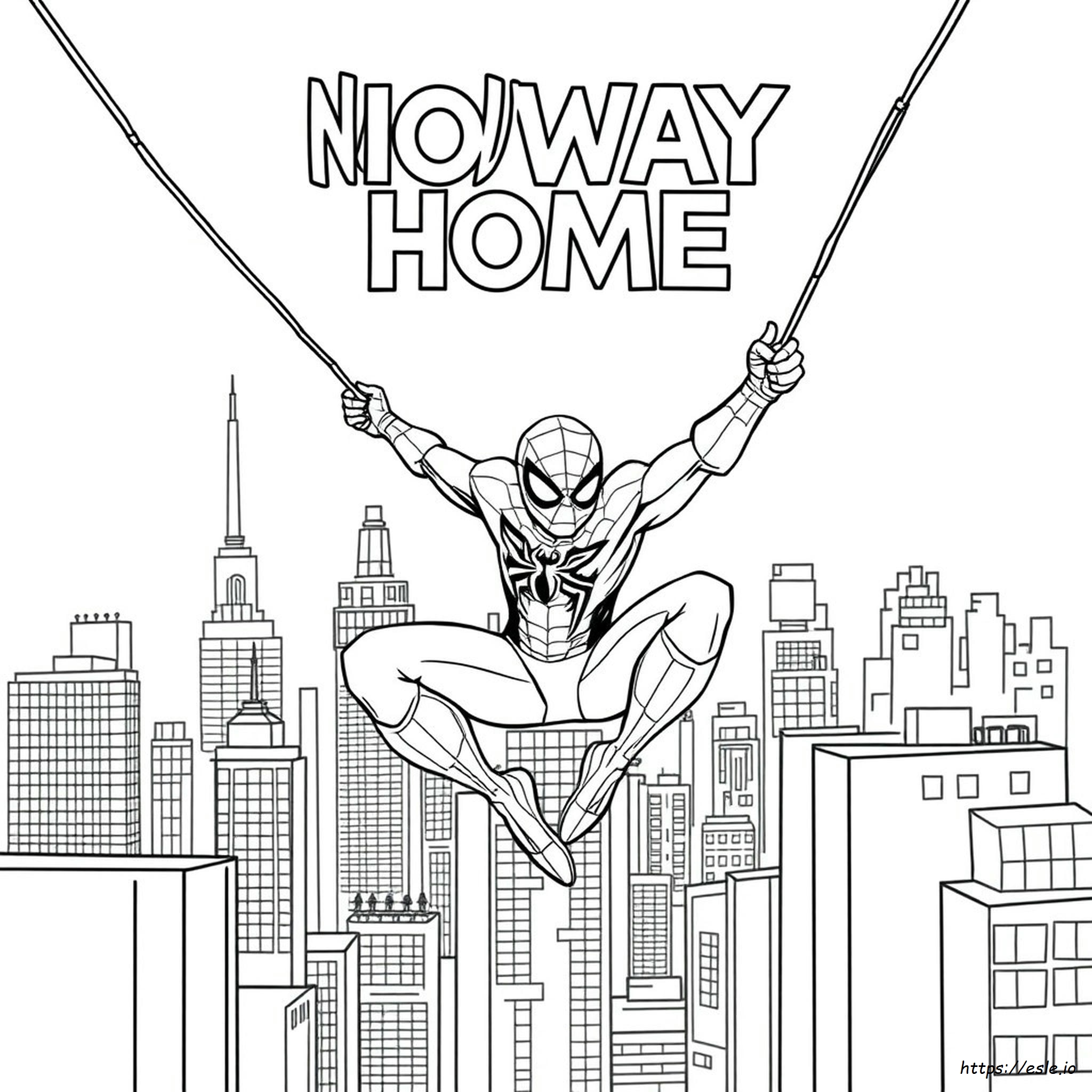Spider-Man Bez Drogi Do Domu Kolorowanki Do Druku Za Darmo