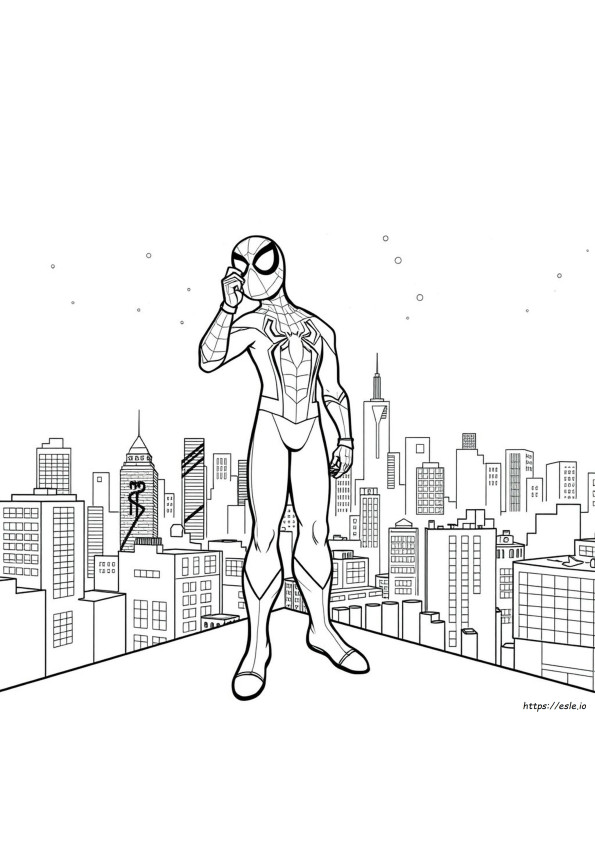 Morales Coloring Pages Miles Morales Ausmalbilder