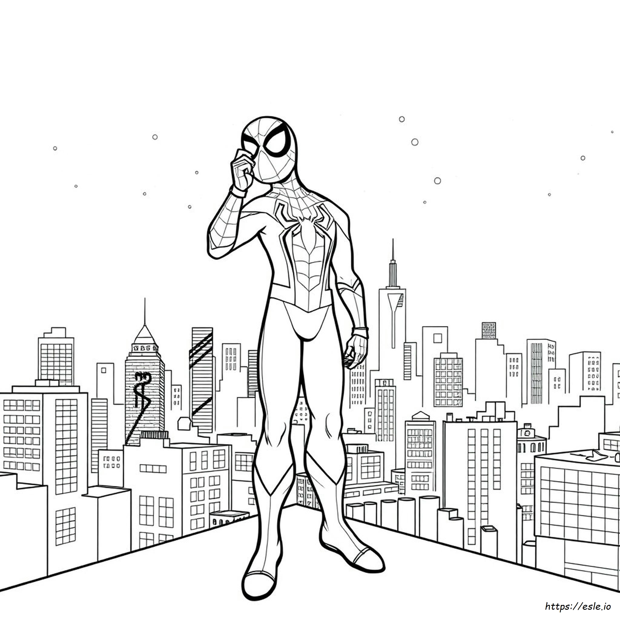 Morales Boyama Sayfaları Miles Morales Boyama Resimleri