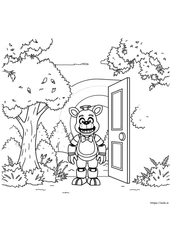 Sunrise Fnaf Coloring Pages