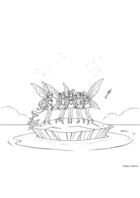 Desenhos Das Winx Para Colorir