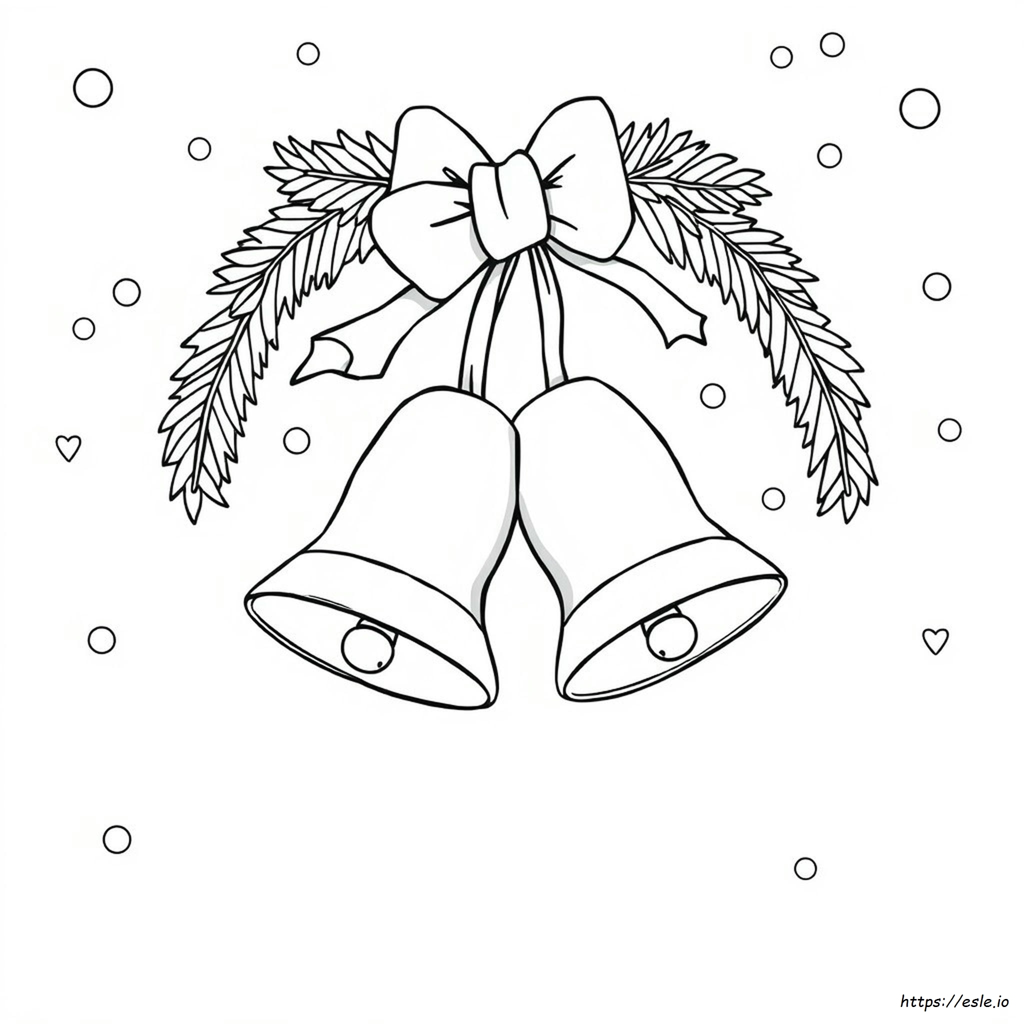 Campanella Di Natale Da Colorare