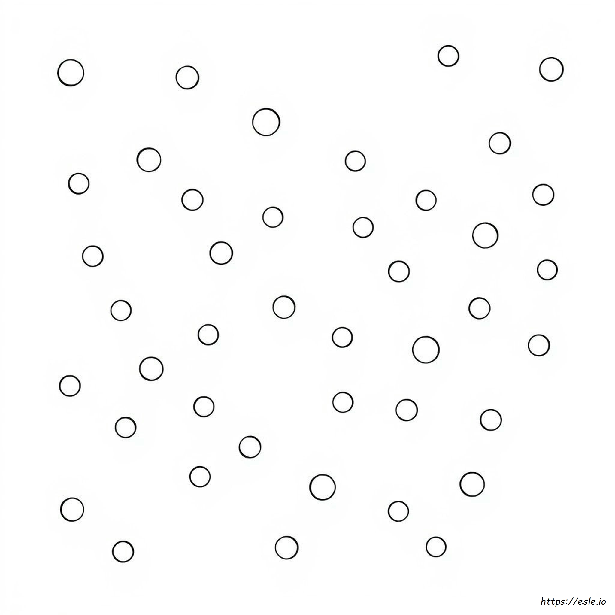 Color The Dots Printable Pages
