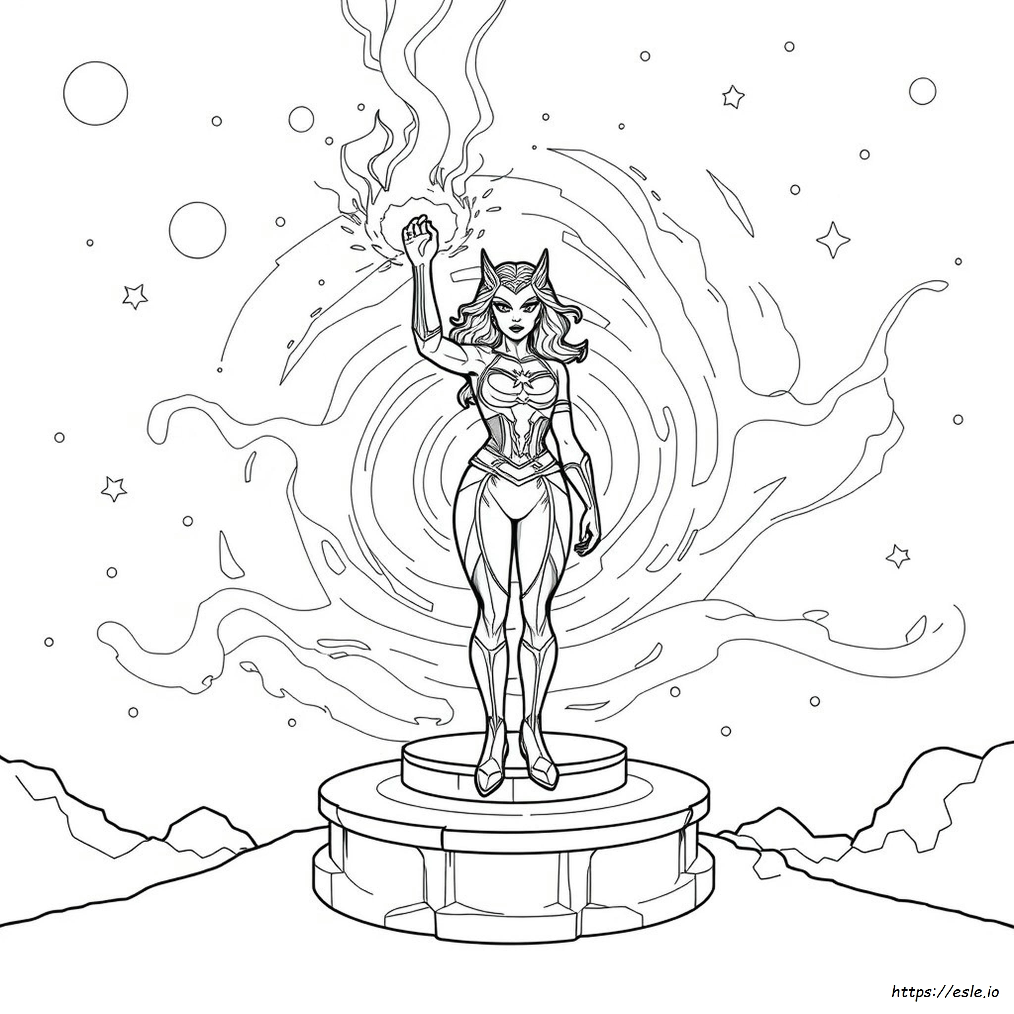Scarlet Witch Coloring Book