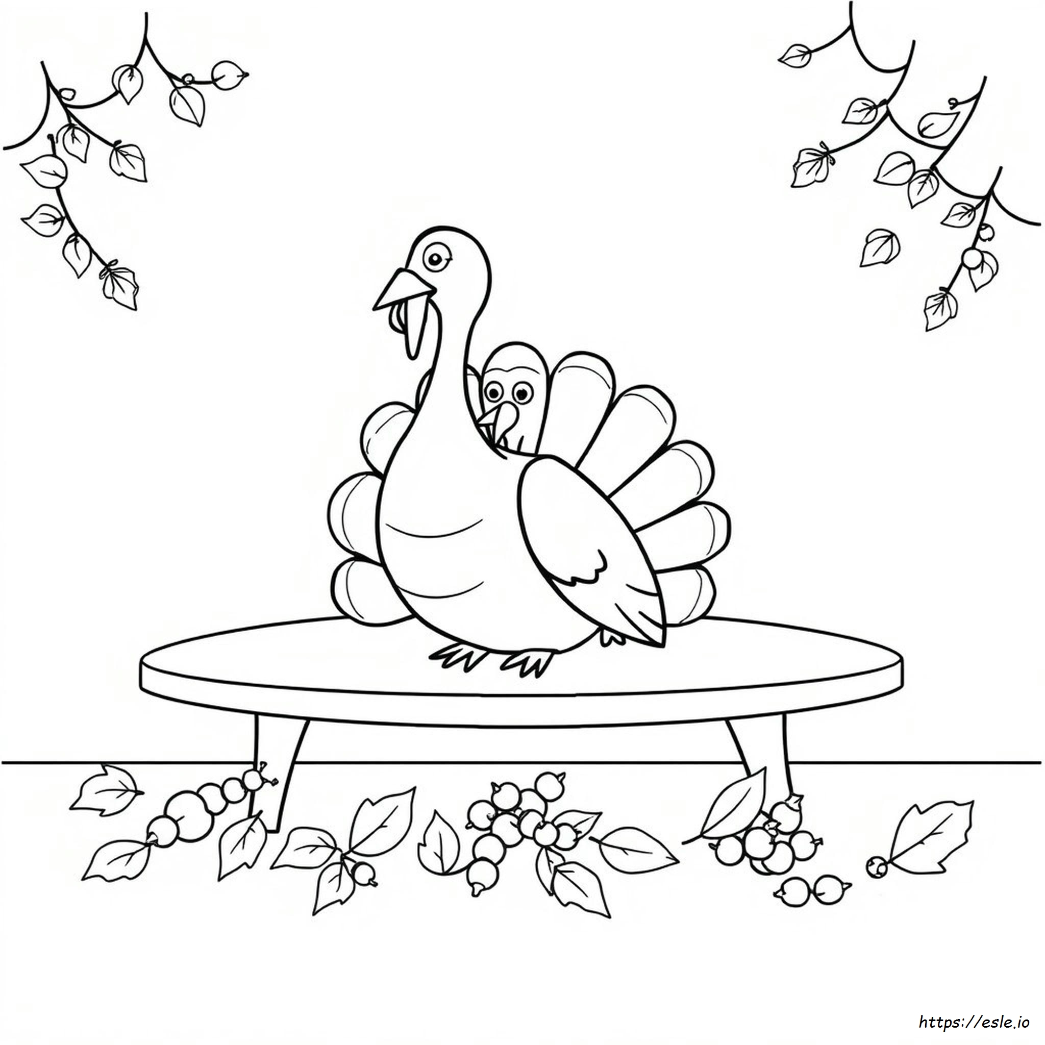 How To Color In A Turkey