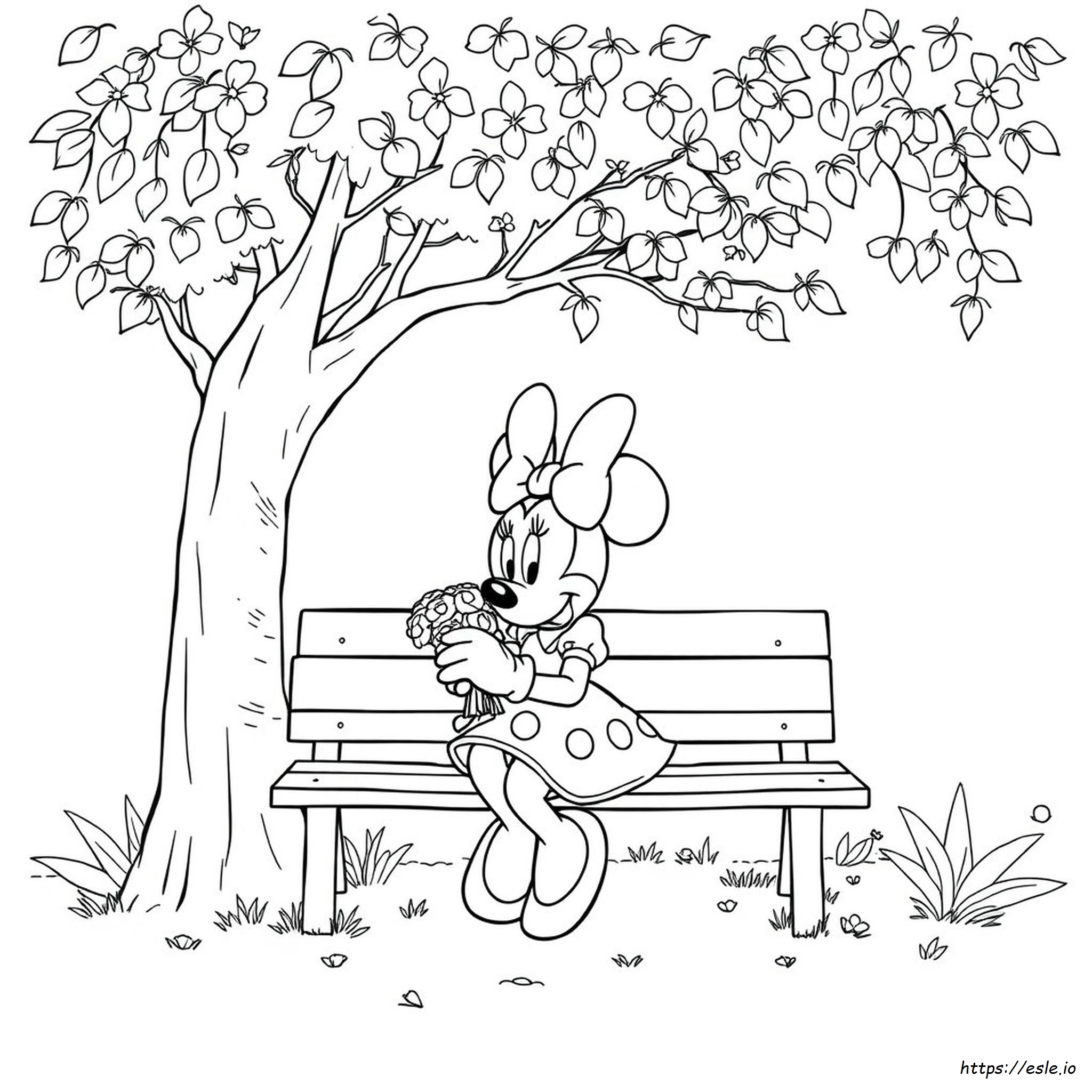 Minnie Mouse Boyama Sayfaları Resimleri