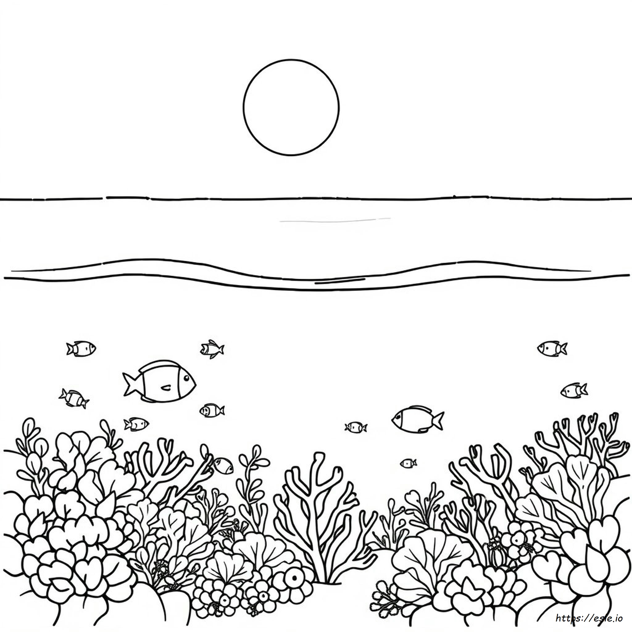 Printable Realistic Ocean Coloring Pages